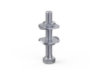 Hex bolt DIN 933, M10x80