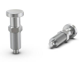 Feststellstift ohne Sperre D-25mm d1-M12x1,5mm SW-14 d-6mm, INOX