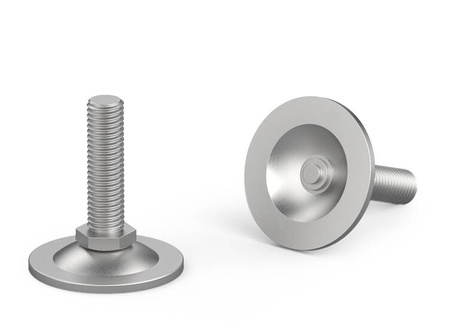 Fixed metal foot D-32mm M8 x 30mm