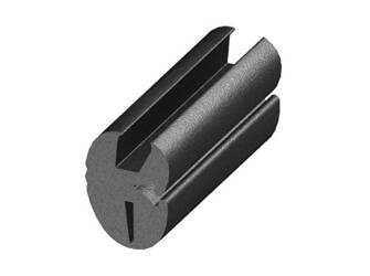 Dichtung für H-Profil-Glasverbindung, EPDM, 6-1,5-7,5, 15 m