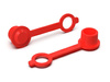 Cap for grease nipple with cover - Red