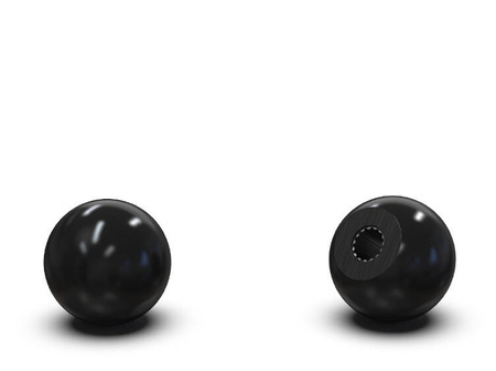 Ball knob made of duroplast with mounting hole according to DIN 319, form L d1-32mm d2-8mm