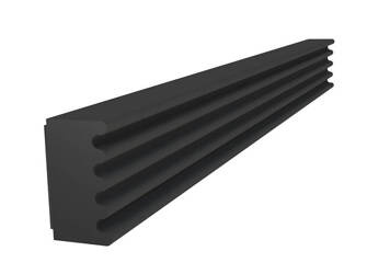 Selbstklebende EPDM-Dichtung Typ E, 9x3 mm, 150 m, schwarz