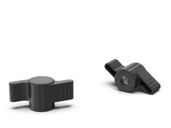 Butterfly knob with built-in nut D-68mm M8