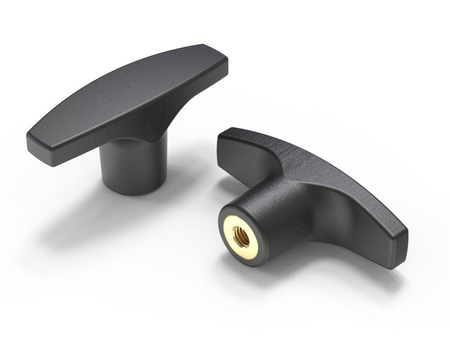 T-handle with threaded bushing A-60mm M5