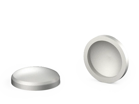 Abdeckkappe für Spezialschrauben D-12mm d-9mm H-2,5mm, weiß