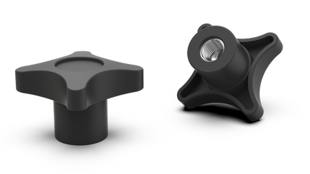 Křížový knoflík s vestavěnou maticí D-40mm M8