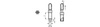 Feststellstift D-26x12mm d-M12 d1-8mm mit Edelstahlbolzen und ovalem Abziehring