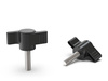 Motýlí knoflík s vestavěným šroubem D-48mm M8x 33mm