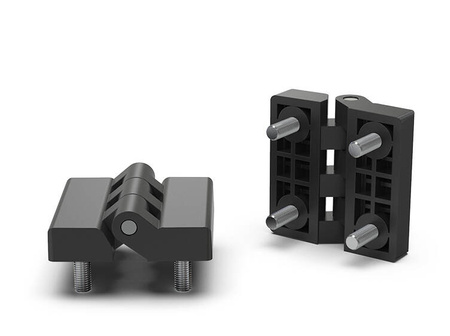 Zawias z trzpieniami gwintowanymi A-64mm Ia-40mm M6 x 20mm