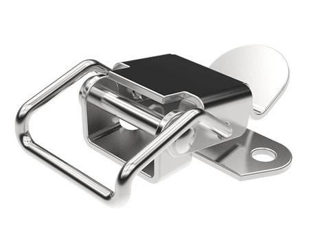 Hakenverschluss mit Löchern, Typ A, verzinkter Stahl