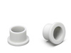 Flanschhülse D-14,2mm d1-10mm d-8,1mm H-6,5mm h-2,5mm, natürliche Farbe