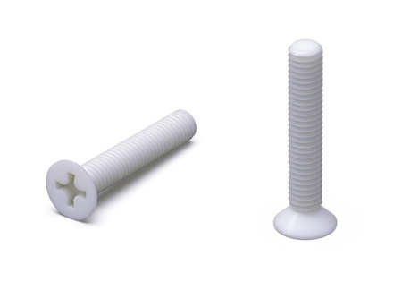 Šroub s kuželovou plochou hlavou a křížovým zářezem M4 x 22mm, DIN 34811 (DIN 965)