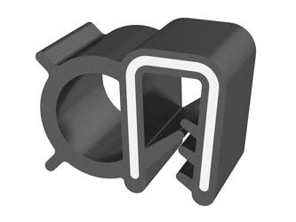 Těsnění hran EPDM, boční těsnění, 1,0-3,0mm, 2x50mb, DIN EN 45545-2