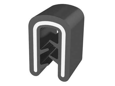 PVC-Kantenschutz, 9x14mm, 1,0-2,5mm, 200m