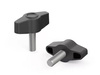 Flügelknopf mit Gewindestift D-45mm M10 x 30mm