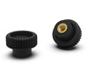 Knurled knob with threaded bushing D-15mm M5