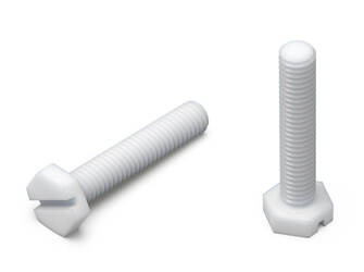 Hexagon head screw with slot M4 x 25mm, according to DIN 34810 (DIN 933)