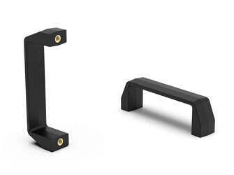 Bracket handle with brass threaded bushings L-180mm I-160mm M8