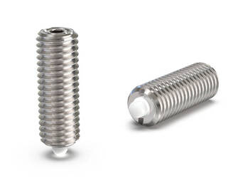 Threaded latch with a plastic pin and internal hexagon H-28mm, d1-M12