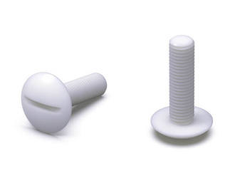 Mushroom head screw with slot D-11mm M5 x 8mm