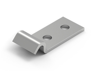 Haken mit Löchern, Typ G, Edelstahl