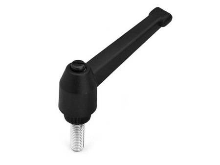 Adjustable lever with threaded pin R-104mm M10 x 20mm