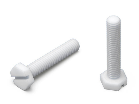 Sechskantschraube mit Schlitz M4 x 12mm, nach DIN 34810 (DIN 933)