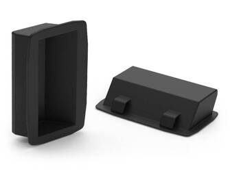 Snap-in cassette holder 111mm x 64mm, wall thickness 1.2-1.6mm
