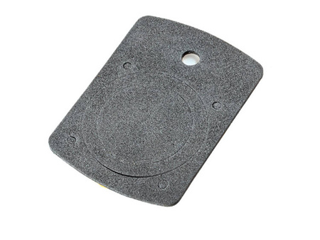 Dreistelliger Positionsanzeiger (00.0), horizontal, unten, d1-10mm, Schrittweite-17,5, Drehung nach links, Farbe schwarz.