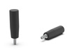 Rotary handle with threaded pin and hex socket D-23mm M8