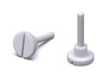 Knurled head screw with shoulder M5 x 40mm with slot, (DIN464/465)