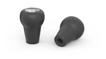 Mushroom-shaped fixed handle with a self-locating hole and transparent cap H-65 d1-10mm