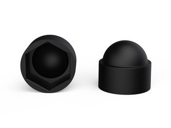 Protective cap M18 SW-27 for hexagonal bolts and nuts, RAL9005 (deep black)