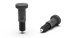 Feststellstift D-25mm d2-M12x1,5mm SW-14 d1-6mm mit Edelstahlstift und Verriegelung.