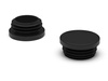 End cap for round profiles D-10mm, 1.0mm-2.5mm, black color