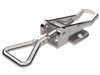 Draw latch with holes, Type A, galvanized steel