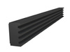 Selbstklebende EPDM-Dichtung Typ E, 10x6 mm, 100 m, schwarz