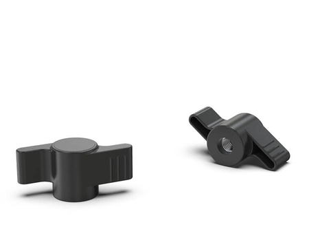 Butterfly knob with built-in nut D-38mm M5
