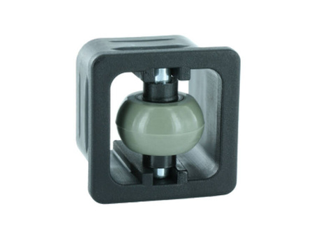 Recessed wheel for square profiles A-35mm g-2mm D1-20mm