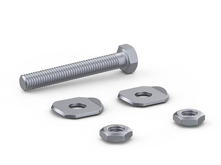 Hexagon head screw DIN 933, M8x60