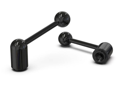 Verstellbarer Metallhebel mit Gewindebohrung L-96mm M8