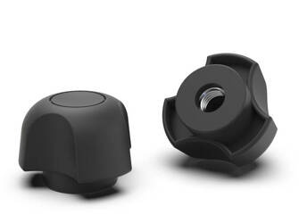 Dreiflügeliger Griff mit eingebauter Mutter D-31mm M6