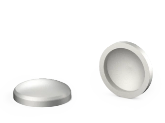 Abdeckkappe für Spezialschrauben D-12mm d-9mm H-2,5mm, weiß