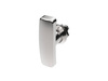 Quarter-turn latch with T-handle, non-locking, chrome-plated 10/45