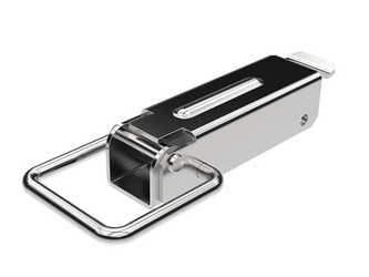 Hook closure with holes, Type C, galvanized steel