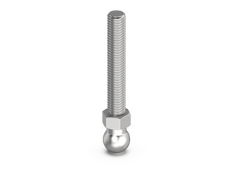 Threaded spindle for swivel foot, M10x90mm