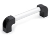 Uchwyt rurowy d-20mm L-270mm I-250mm d1-8,5mm, naturalny kolor aluminium