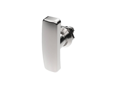 Quarter-turn latch with T-handle, non-locking, chrome-plated 10/45