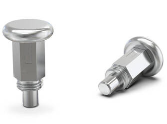 Locating pin D-18mm d2-M10x1.0mm SW-10 d1-6mm with lock, INOX